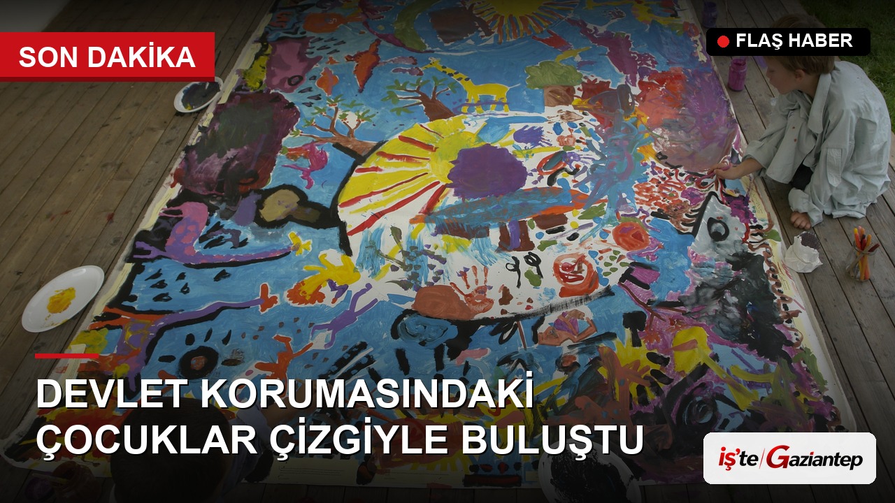 Devlet Korumasındaki Çocuklar Karikatürist Hasan Kaçan'ın Atölyesinde Çizgiyle Buluştu