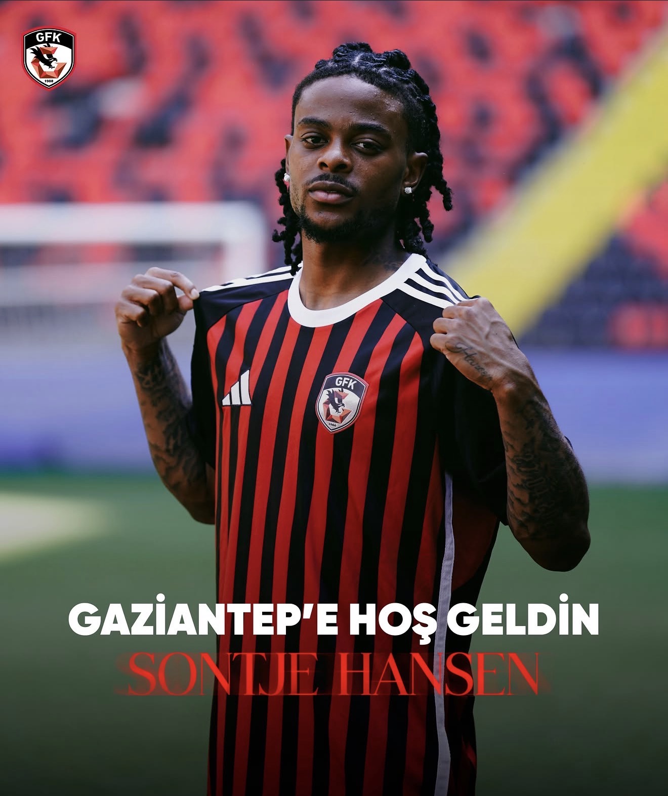 Gaziantep FK'ya yeni transfer: Sontje Hansen'e "hoş geldin"