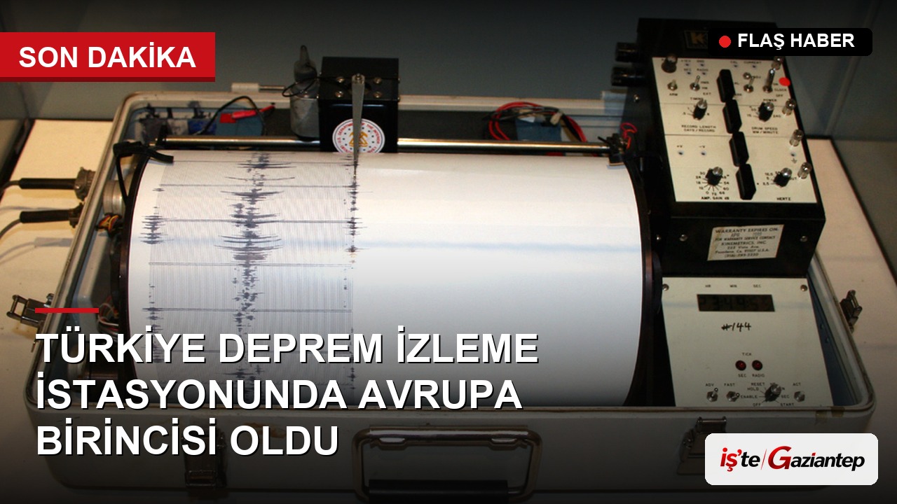 Türkiye Deprem İzleme İstasyonu Sayısında Avrupa'nın En Yüksek Kapasitesine Ulaştı