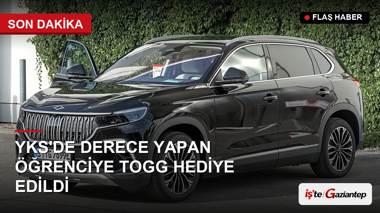 YKS'de Derece Yapan Öğrenciye Togg Hediye Edildi